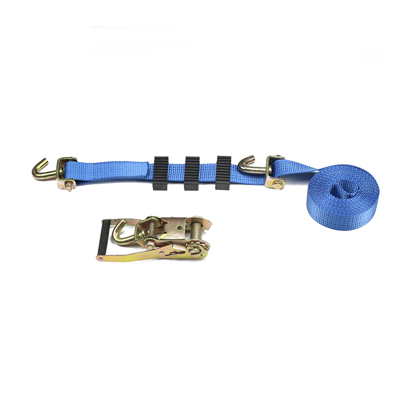 2INCH Ratchet Strap Swivel Hooks At Rubber Blocks