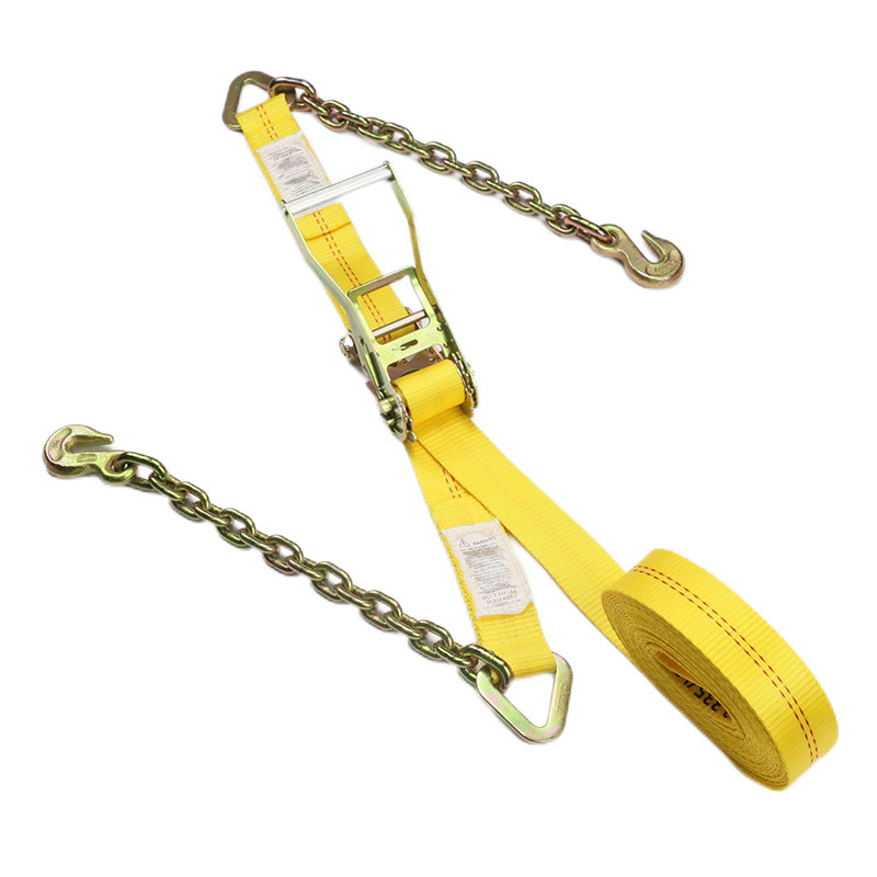 2INCH Ratchet Strap na May Chain Extension