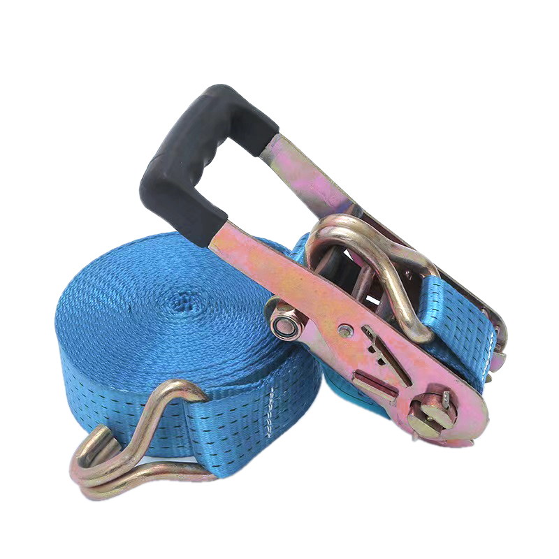50mm Light Bule Tensioner Belts Truck Cargo Ratchet Buckle Straps