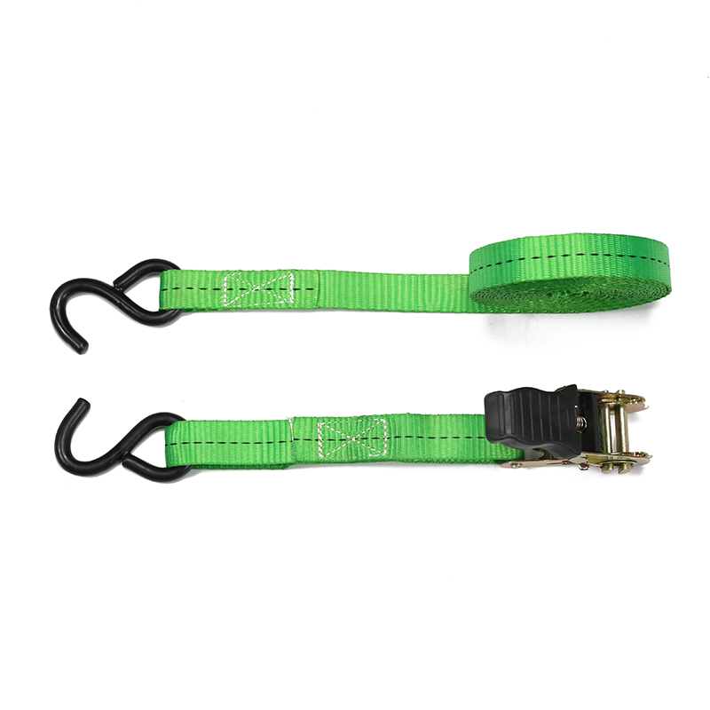 Green Ratchet Straps European Type S Hook